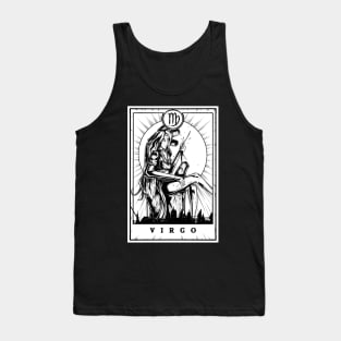 Virgo Zodiac Tarot Tank Top